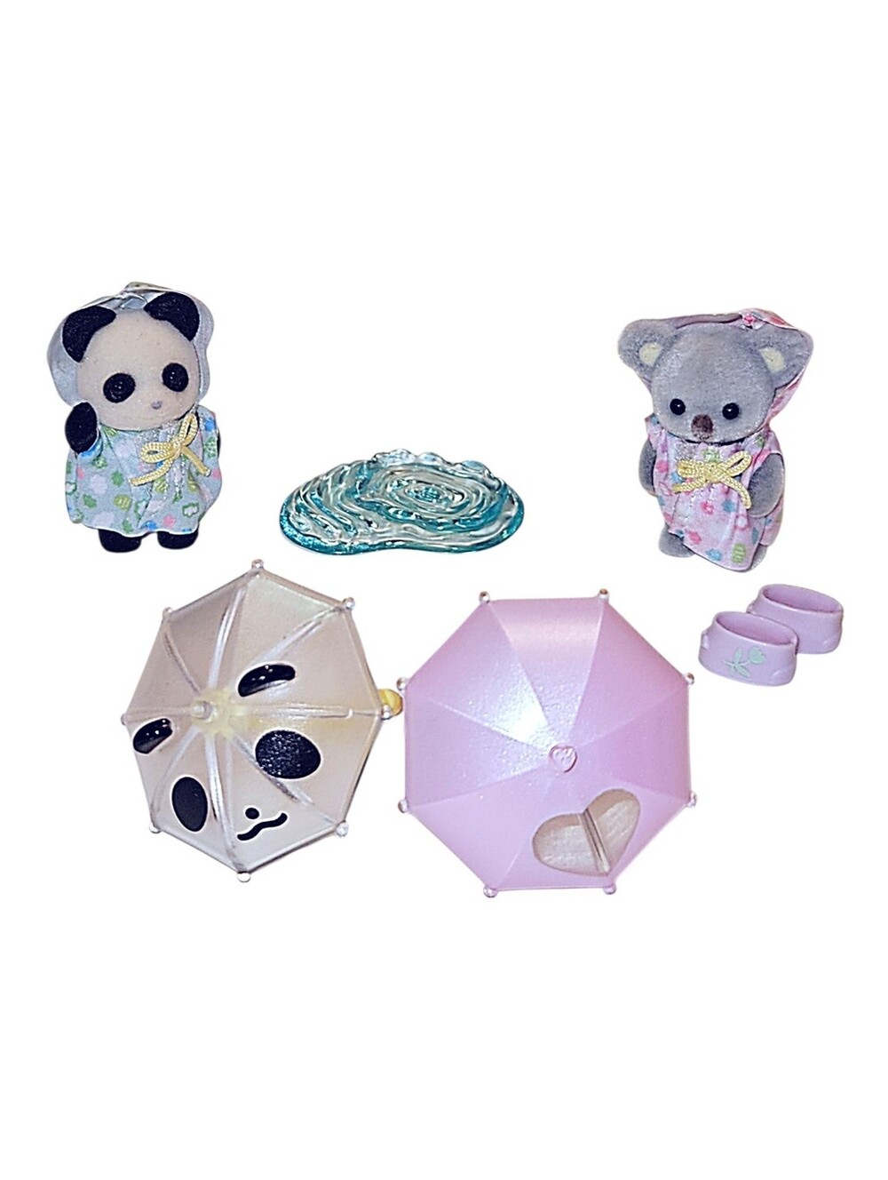 Calico Critters Sylvanian Families Panda & Koala Rainy Days Nursery Friends Set